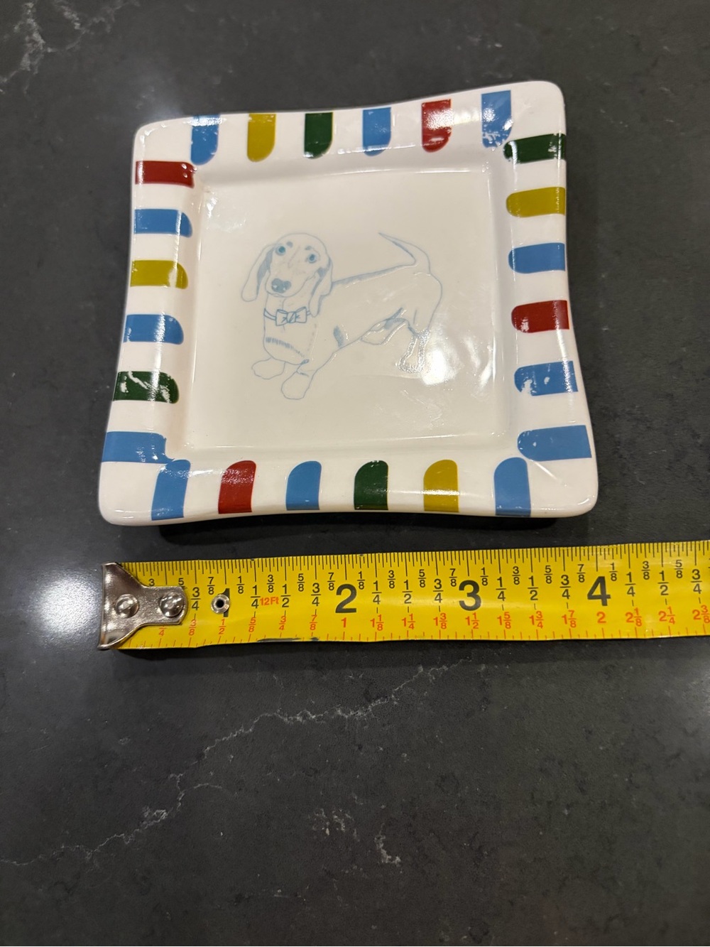 Anthropologie Dog Hobbies Dachsund Trinket Dish - Picture 4 of 6